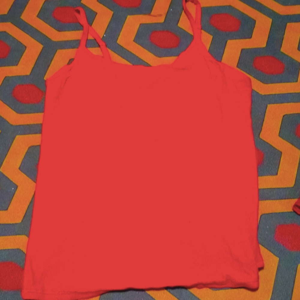 Red tank top